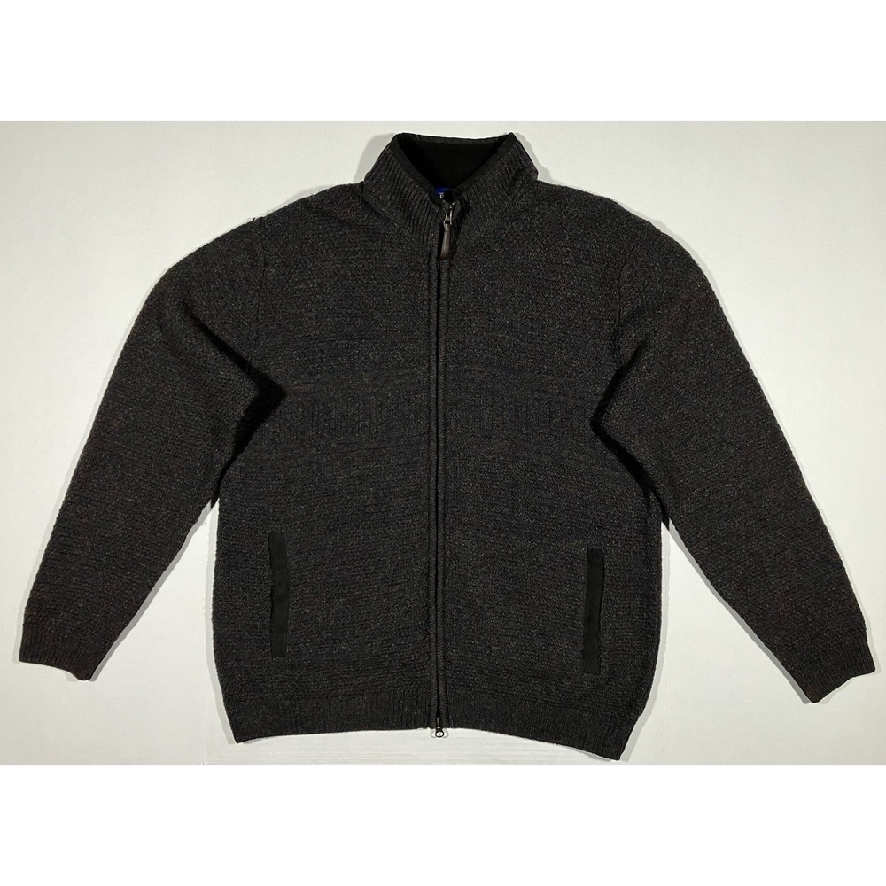 Pendleton 100% Shetland Wool Sweater Mens Size XL Full Zip Cardigan